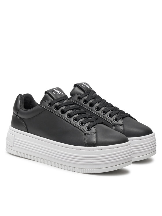 Calvin Klein Calvin Klein Tenisice Bold Platf Low Oh Mg Lth YW0YW01589 Crna