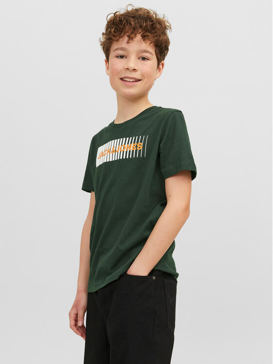 Jack&Jones Junior T-krekls 12237411 Zaļš Regular Fit