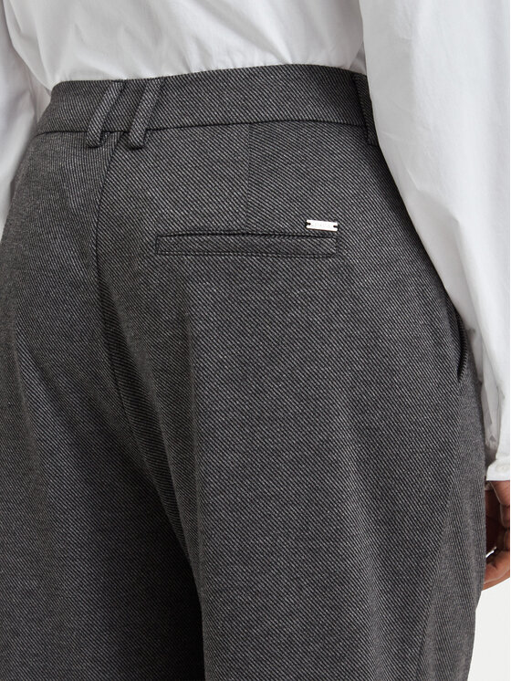Simple Simple Riidest püksid 62SPDD101 Tumehall Regular Fit