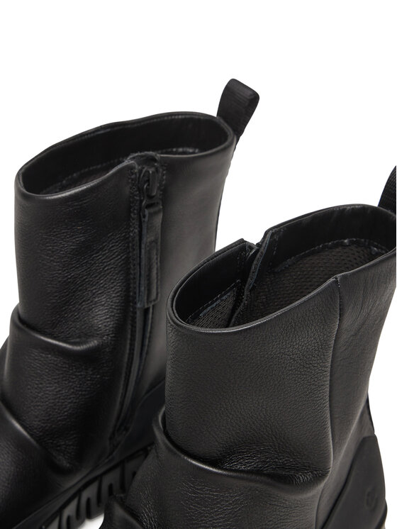 ECCO ECCO Polokozačky Gruuv Pull On Mid FashiOn 21831351052 Černá