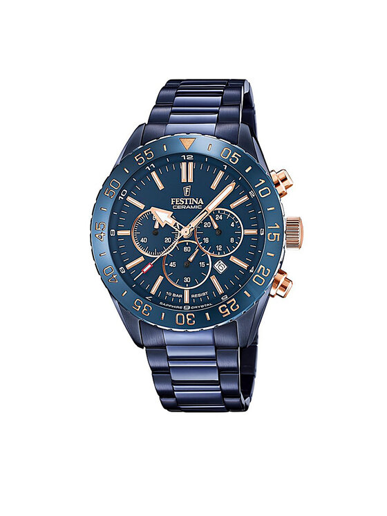 Festina Festina Zegarek Bracelete F20576/1 Granatowy