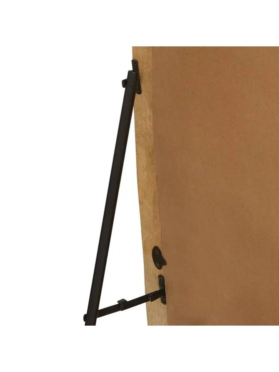 MIAhome MIAhome Lustro stojące w drewnianej ramie Stan 175x80 cm Brązowy