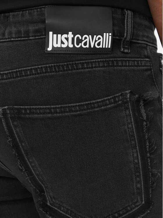 Just Cavalli Just Cavalli Jeans hlače 76OAB5J0 Črna Super Slim Fit