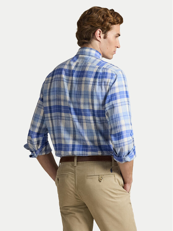 Polo Ralph Lauren Polo Ralph Lauren Camicia 710B16699002 Blu Custom Fit