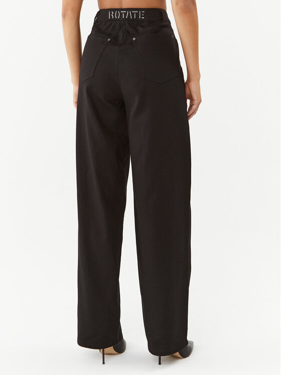 ROTATE ROTATE Jeans Twill 111204100 Nero Regular Fit