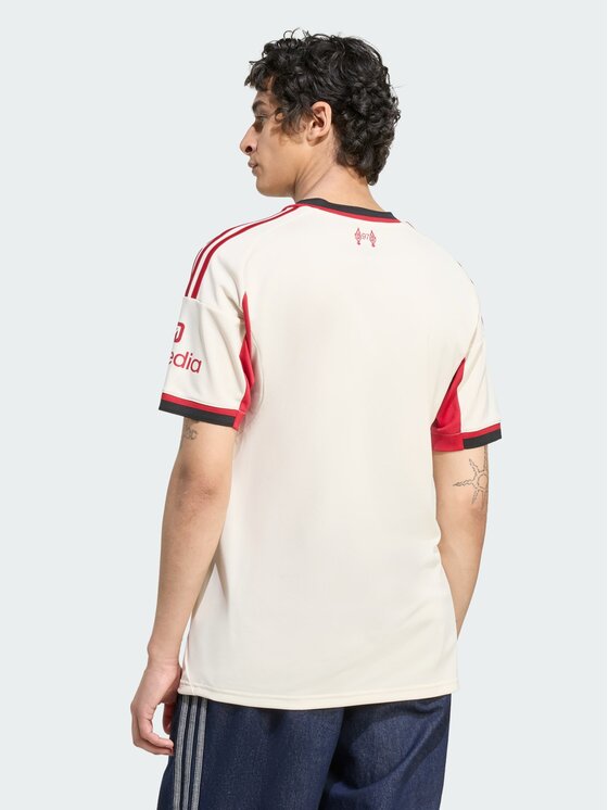 adidas adidas Koszulka techniczna Liverpool FC 25/26 Away Jersey Kremowy Slim Fit