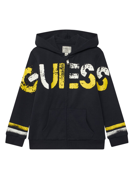 Guess Guess Pulóver N6RQ07 KCCH0 Sötétkék Regular Fit