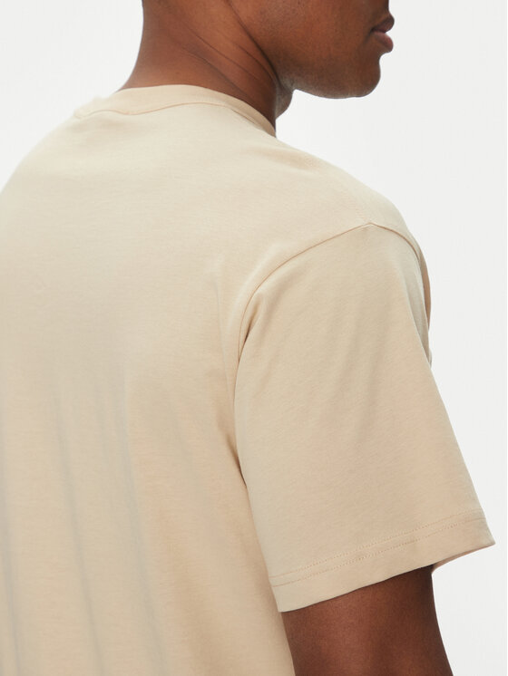 Versace Jeans Couture Versace Jeans Couture T-shirt 78GAHT06 Beige Regular Fit