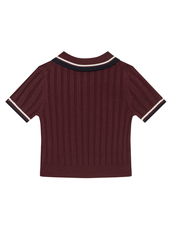 Guess Guess Поло J5BP01 Z1152 Бордовий Regular Fit