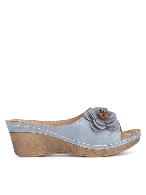 Clara Barson Clara Barson Pantoletten WYL05010-29 Blau