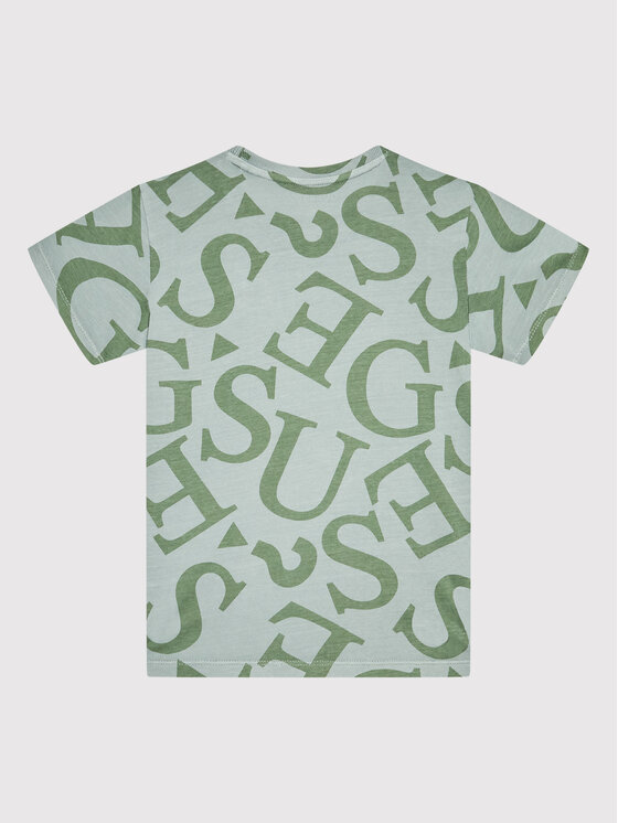 T-shirt L2YI32 K8HM0 Verde Regular Fit