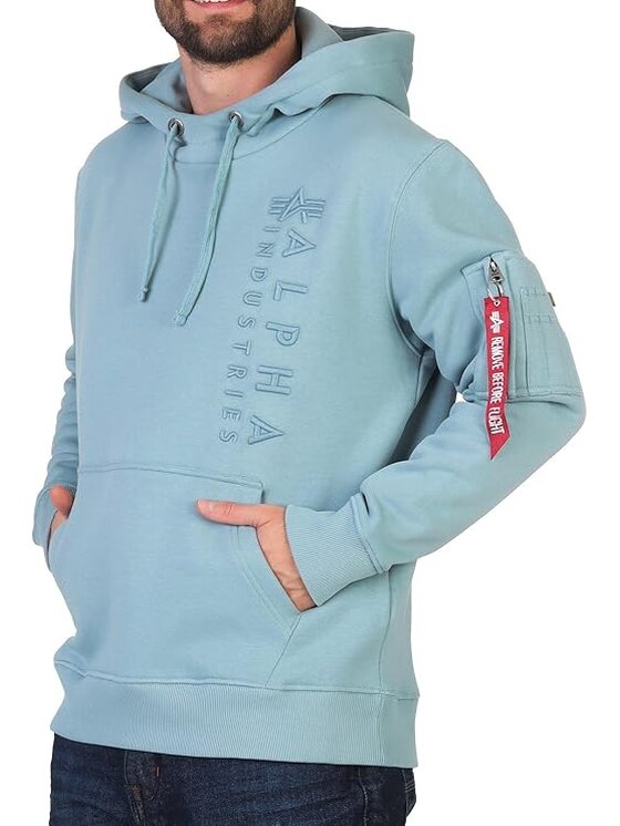 Alpha Industries Alpha Industries Bluza 138333 Niebieski Regular Fit