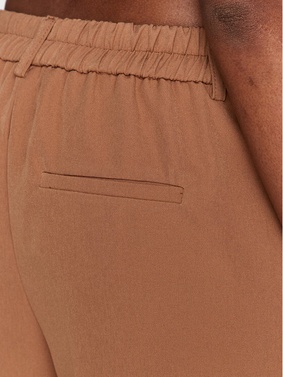 JDY JDY Riidest püksid 15310534 Pruun Straight Fit