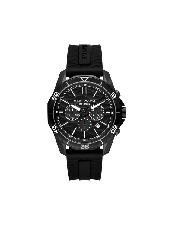 Armani Exchange Pulkstenis Spencer AX1961 Melns