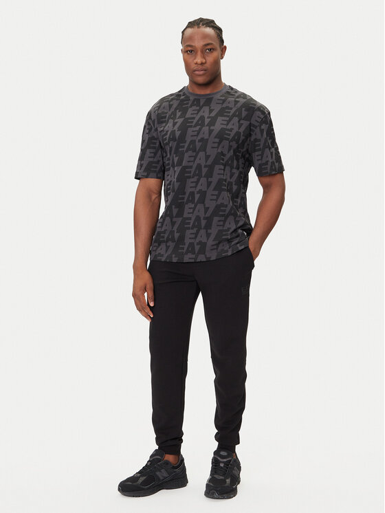 EA7 Emporio Armani EA7 Emporio Armani Тишърт 7M000980 AF10378 U8117 Сив Regular Fit
