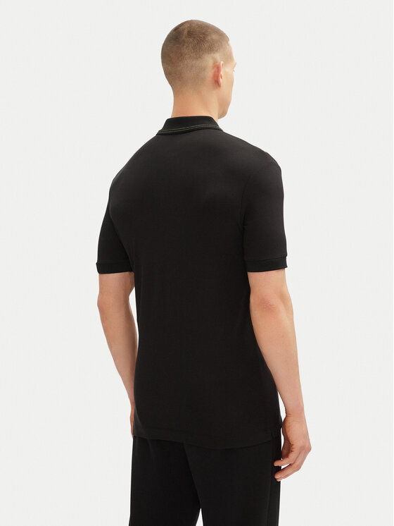 EA7 Emporio Armani EA7 Emporio Armani Тениска с яка и копчета 7M000300 AF13739 UC001 Черен Slim Fit