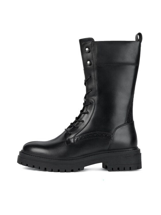 Geox Geox Kotníková obuv D Iridea D36HRE 00043 C9999 Černá