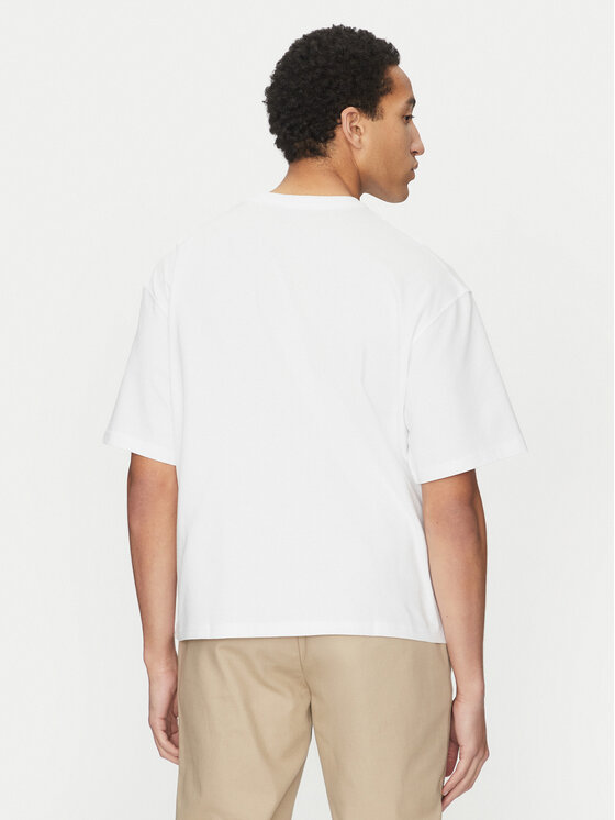 Jack & Jones Jack & Jones T-Shirt Manchester 12275656 Biały Cropped Fit