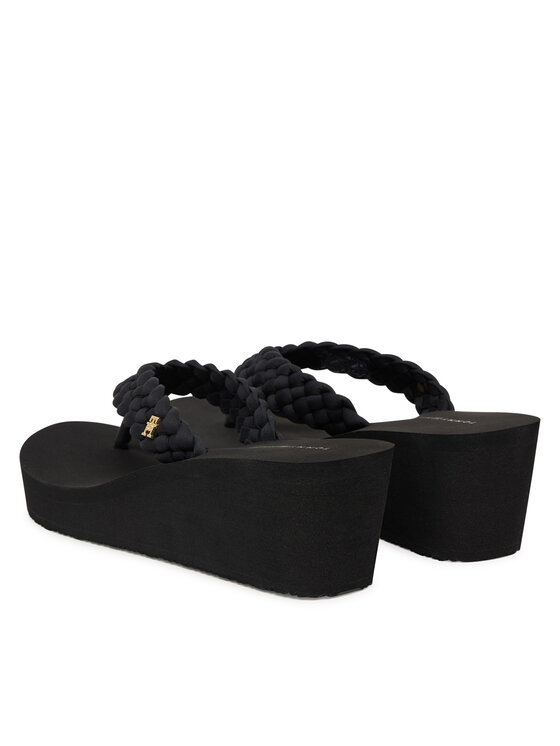 Tommy Hilfiger Tommy Hilfiger Varbavahesandaalid Th Wedge Braided Summer Sandal FW0FW09198 Must