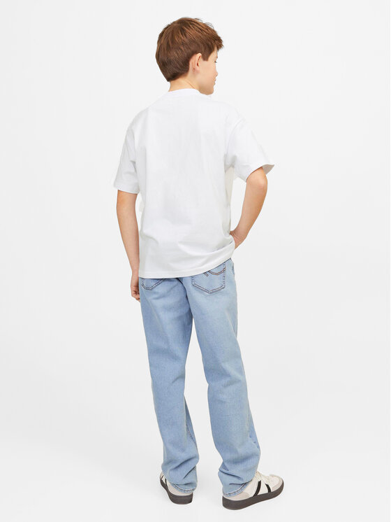 Jack&Jones Junior Jack&Jones Junior Marškinėliai Vesterbro 12242827 Balta Loose Fit