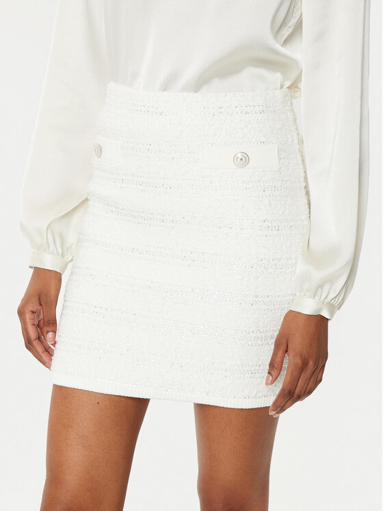 Marciano Guess Marciano Guess Mini sukně 5RGD01 5852Z Béžová Slim Fit