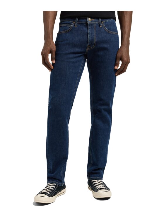 Lee Lee Jeansy 112370642 Granatowy Regular Fit