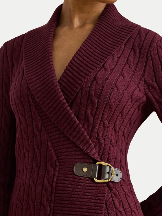 LAUREN RALPH LAUREN LAUREN RALPH LAUREN Svetr 200808258027 Bordó Relaxed Fit