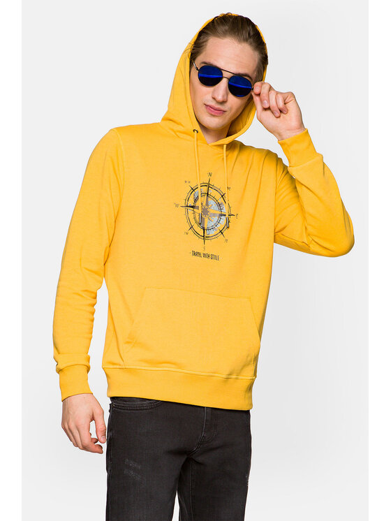Lancerto Lancerto Bluza Paxton Żółty Regular Fit