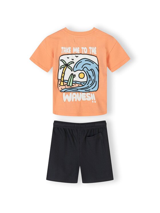 minoti minoti Zestaw 29SET208 Pomarańczowy Regular Fit