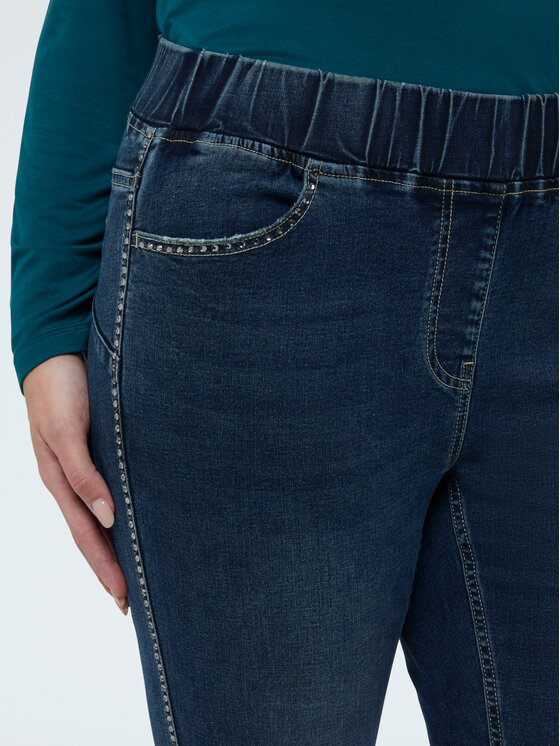 Fiorella Rubino Fiorella Rubino Jeansy P471T005172N034 Niebieski Skin Fit