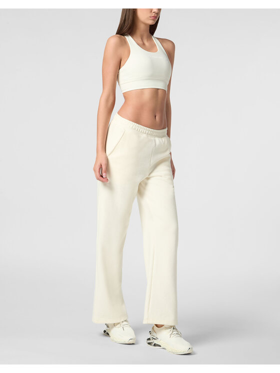 Plein Sport Plein Sport Joggery 22181 Biały Regular Fit