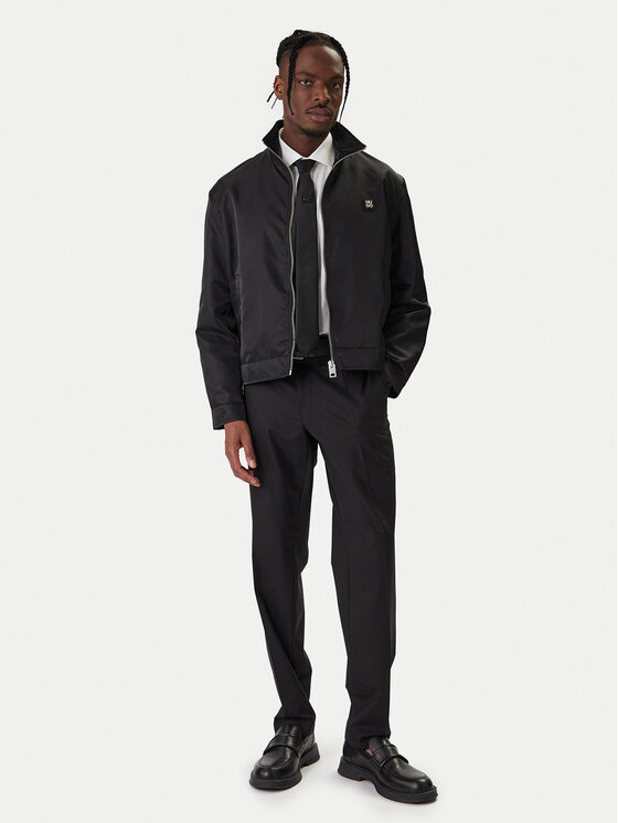 HUGO HUGO Демісезонна куртка Bapono 50552664 Чорний Regular Fit