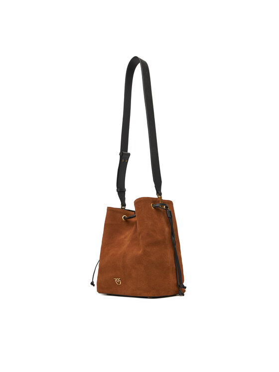 PINKO PINKO Ročna torba Secchiello Classic PE 25 PLTT 104305 A2CC Rjava