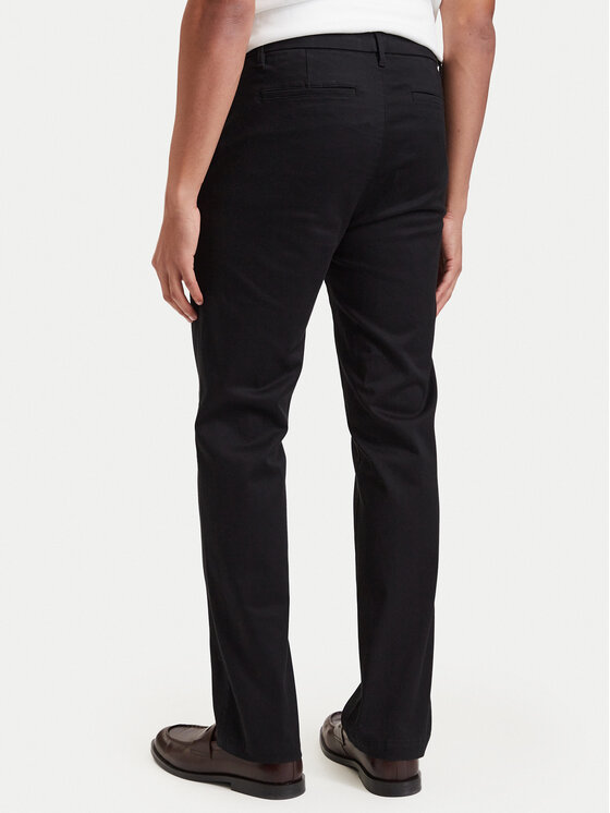 Calvin Klein Calvin Klein Chino LV04LH600G Crna Straight Fit