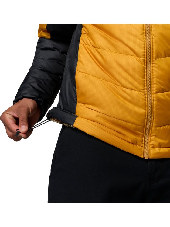 Columbia Columbia Kurtka puchowa 208529 Żółty Regular Fit