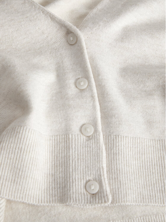 JJXX JJXX Kardiganas Sabel 12224471 Balta Regular Fit