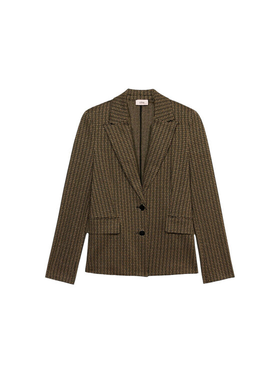 Oltre Oltre Giacca outdoor Q022R104652N0S3 Oro Flare Fit