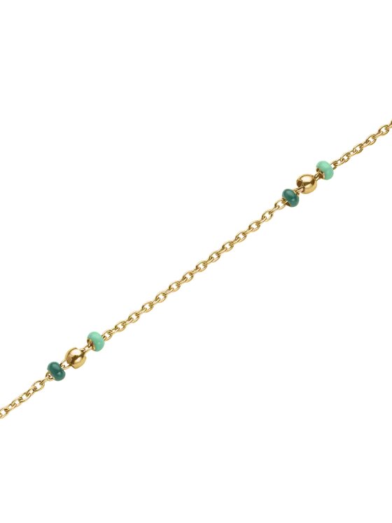 Rosefield Rosefield Naszyjnik Emerald Dotted Necklace Złoty