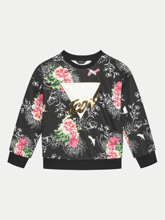 Guess Mikina J4YQ02 KA6R3 Čierna Regular Fit
