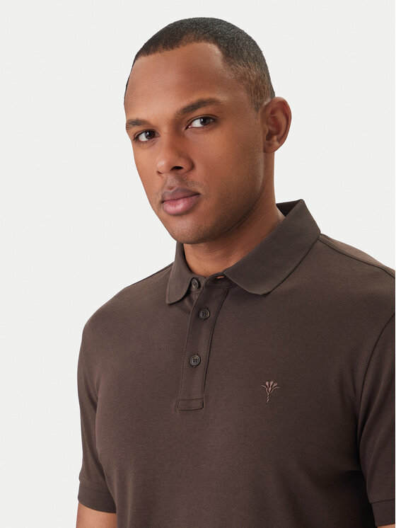 JOOP! JOOP! Polo Primo 30046975 Brązowy Modern Fit