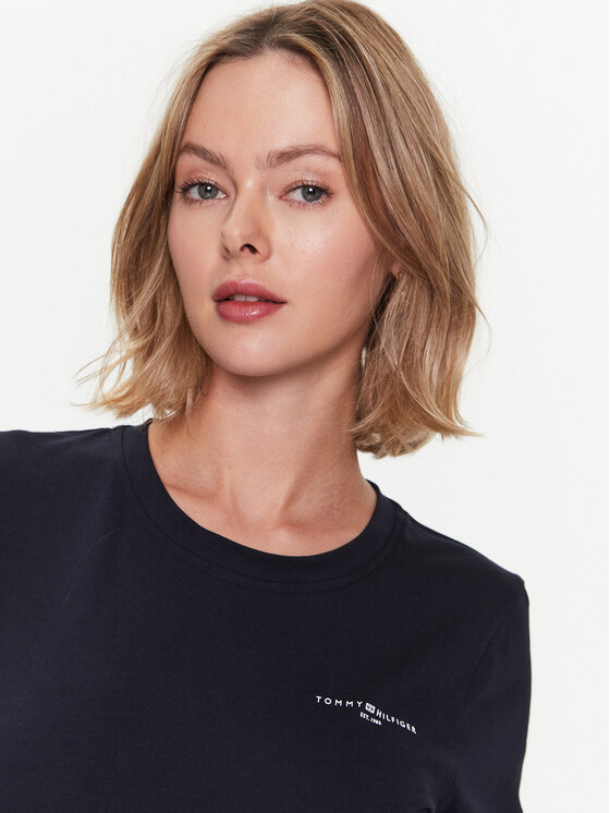 Tommy Hilfiger Tommy Hilfiger Póló 1985 WW0WW37877 Sötétkék Regular Fit