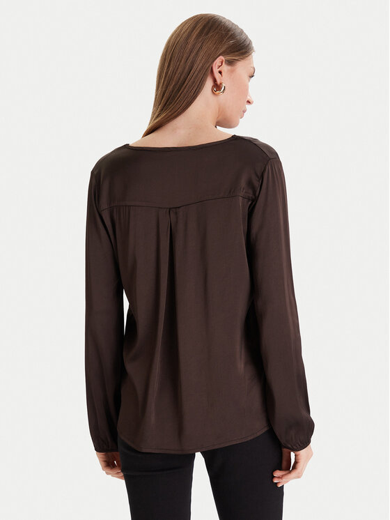 Maryley Maryley Блузка 25IB824/18CO Коричневий Regular Fit