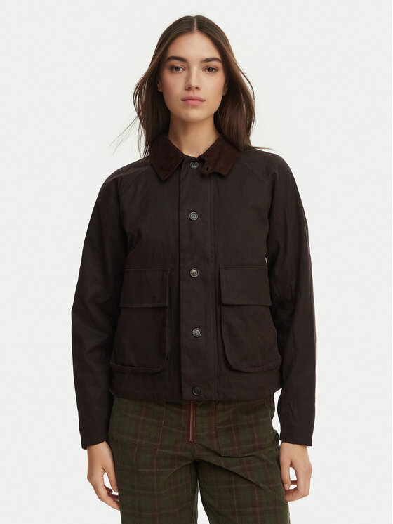 Element Element Demisezoninė striukė Orchard Waxed W ELJJK00142 Ruda Relaxed Fit