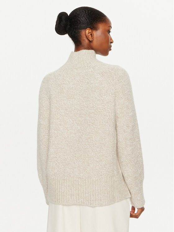 Marella Marella Rollkragenpullover Imbocco 2423946045 Écru Regular Fit