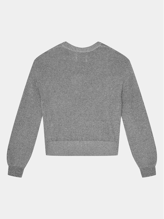 Calvin Klein Jeans Calvin Klein Jeans Megztinis Festive IG0IG02327 Pilka Regular Fit