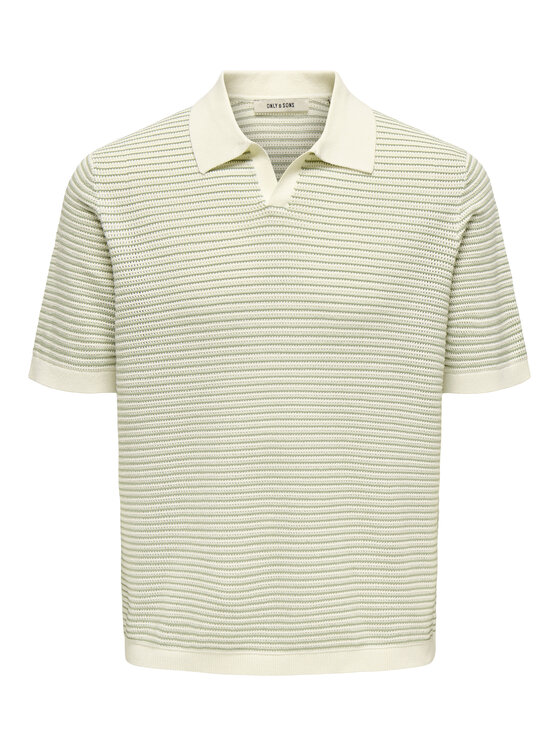Only & Sons Polokošeľa Kian 22033457 Béžová Relaxed Fit