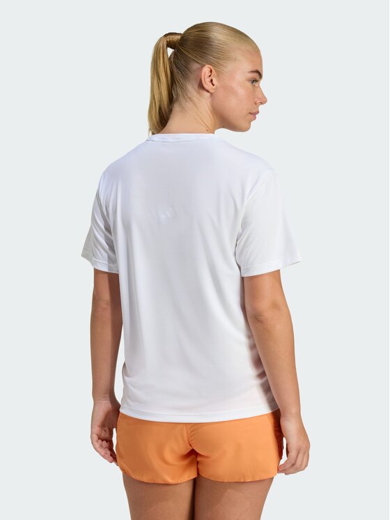 adidas adidas Koszulka techniczna 158792 Biały Regular Fit