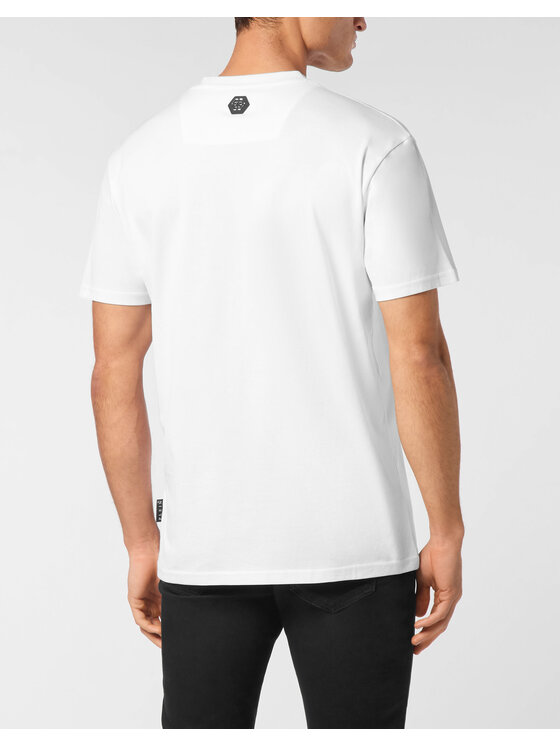 PHILIPP PLEIN PHILIPP PLEIN T-Shirt 24531 Biały Regular Fit