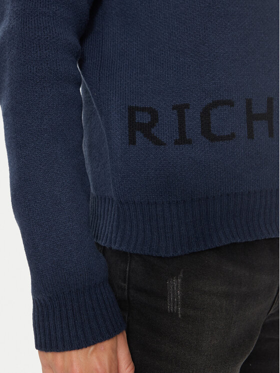 Richmond X Richmond X Garbó Bodo UMA24107LU Sötétkék Regular Fit
