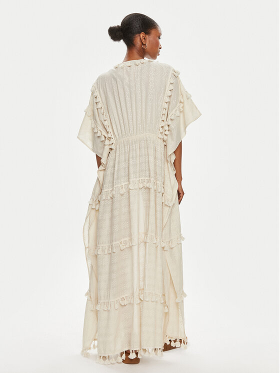 LOLA CASADEMUNT lola_casademunt Kimonó LS2416055 Ekru Relaxed Fit